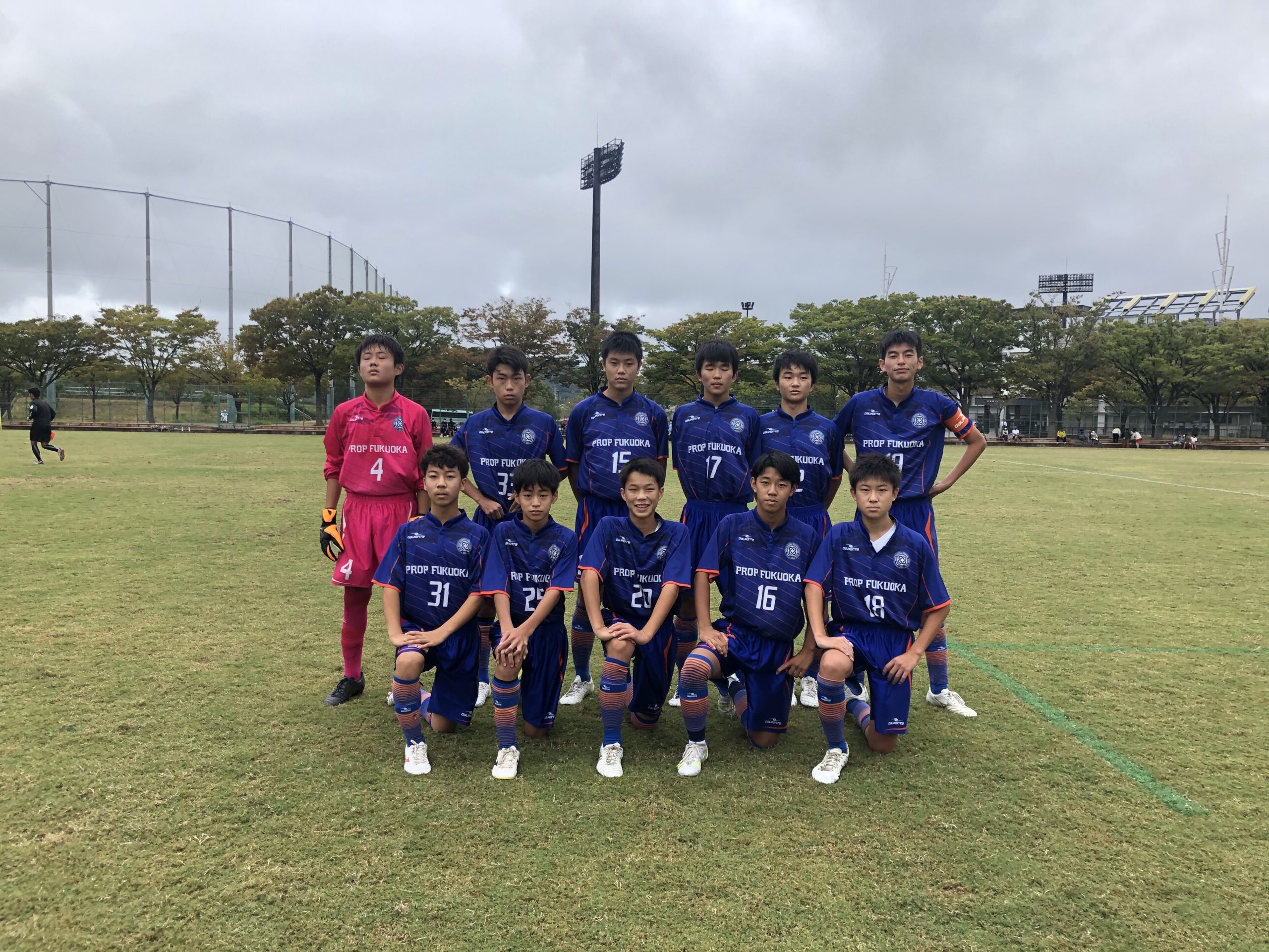 10 16 土 21 福岡県ユース U 15 サッカーリーグ 3部aパート 昇格戦 会場 本城運動場 Prop Fukuoka Fc